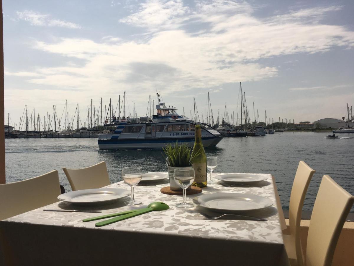 Studio - Les Pieds Dans L'Eau Agreable En Toutes Saisons 4 Couchages - Climatisation - Parking Prive - Piscine Sur Mer - Vue Magnifique Et Rare - Situation Optimum - Les Argonautes - Ile Des Pecheurs - Cap D'Agde Eksteriør bilde