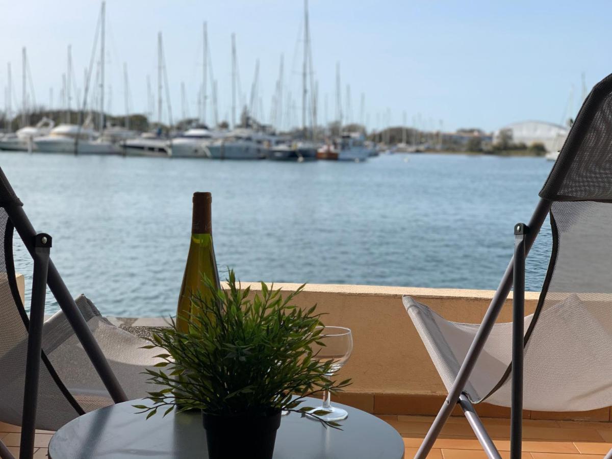 Studio - Les Pieds Dans L'Eau Agreable En Toutes Saisons 4 Couchages - Climatisation - Parking Prive - Piscine Sur Mer - Vue Magnifique Et Rare - Situation Optimum - Les Argonautes - Ile Des Pecheurs - Cap D'Agde Eksteriør bilde