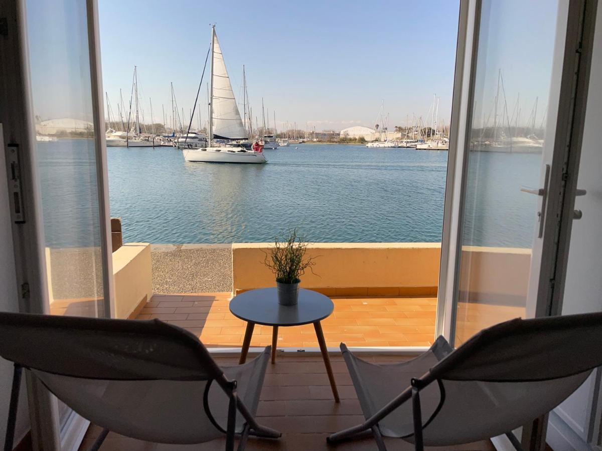 Studio - Les Pieds Dans L'Eau Agreable En Toutes Saisons 4 Couchages - Climatisation - Parking Prive - Piscine Sur Mer - Vue Magnifique Et Rare - Situation Optimum - Les Argonautes - Ile Des Pecheurs - Cap D'Agde Eksteriør bilde
